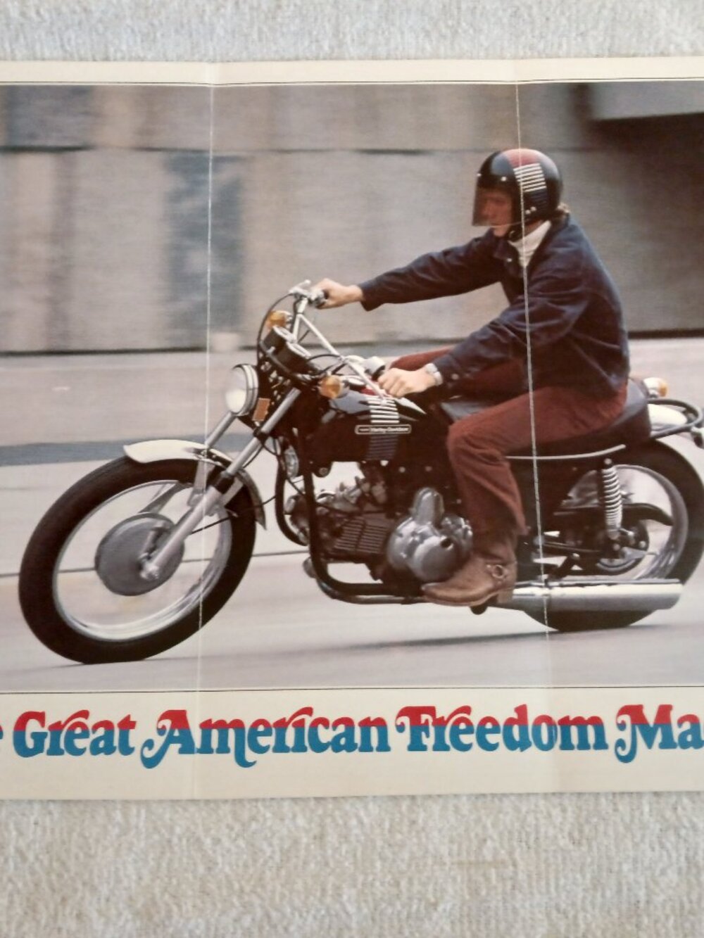 1973 SS-350 Harley Davidson Dealer Literature Brochure